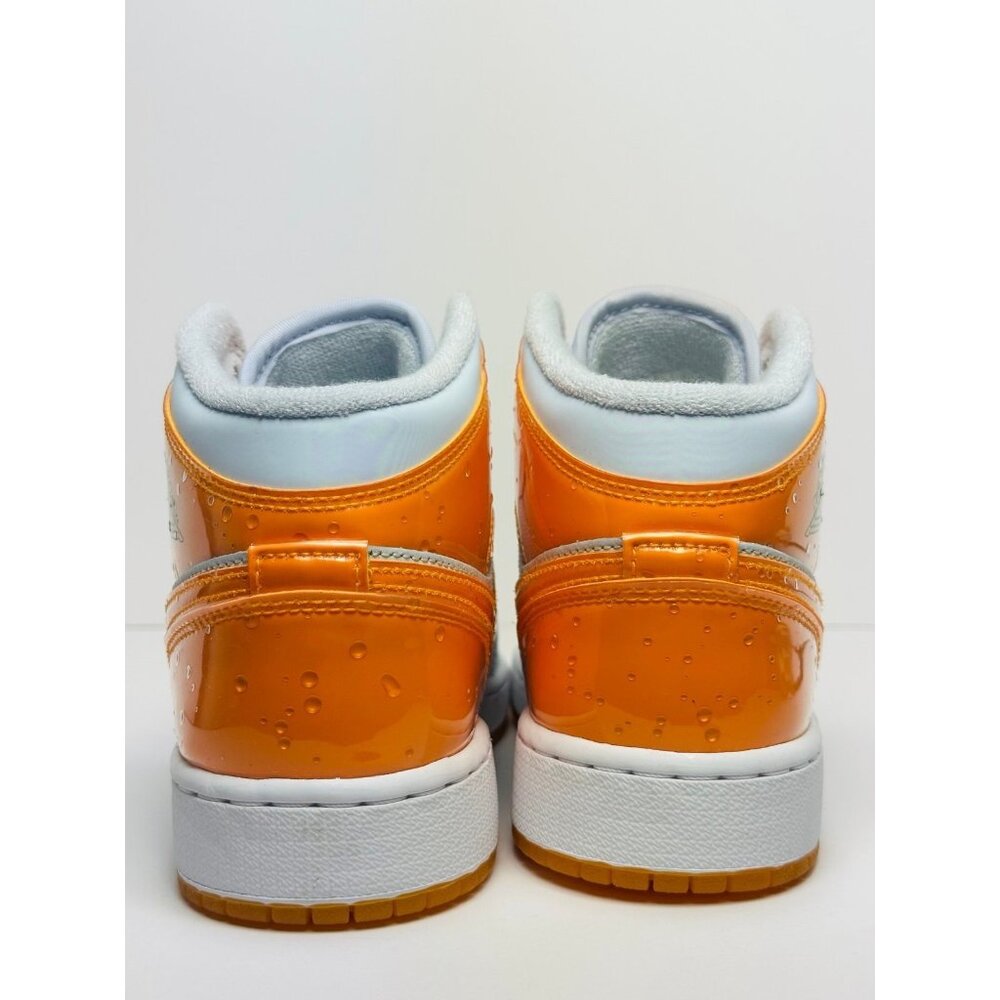 Air Jordan 1 Mid SE Gatorade Pack GS FN9053-018 Football Grey/Orange 5.5Y - Picture 4 of 6